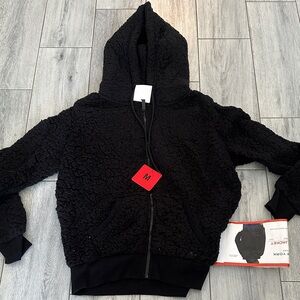 Marc Fisher Black Teddy Jacket